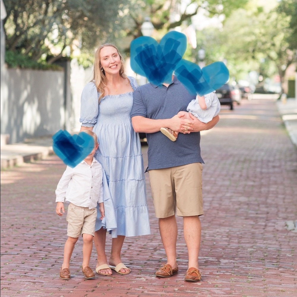 Hill house light blue glitter nap dress